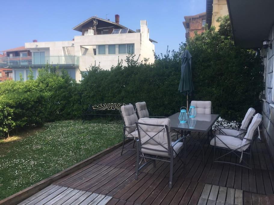 Flat With 160 M Of Garden, Sea Views Bilbao-Getxo Exterior foto
