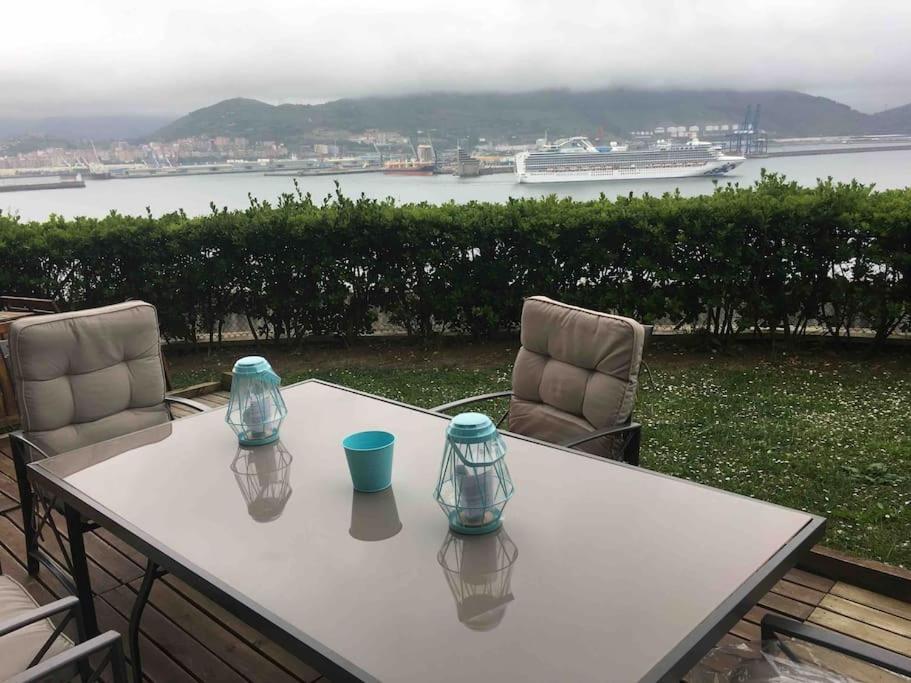Flat With 160 M Of Garden, Sea Views Bilbao-Getxo Exterior foto